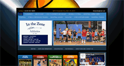 Desktop Screenshot of inthezonesports.biz